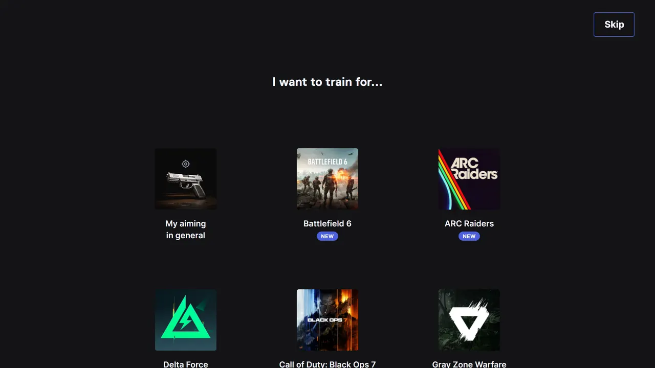 Screenshot of 3D Aim Trainer