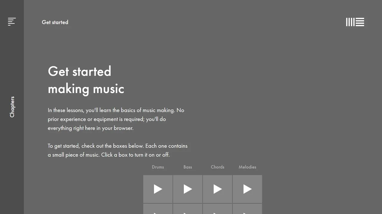 Screenshot of Ableton Learning Music