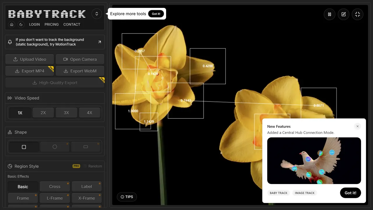Screenshot of Artkit Baby Track