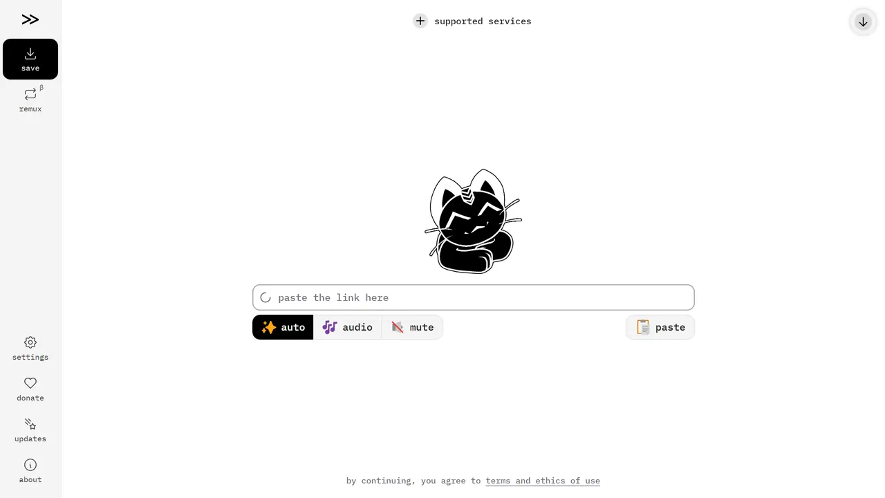 Screenshot of cobalt