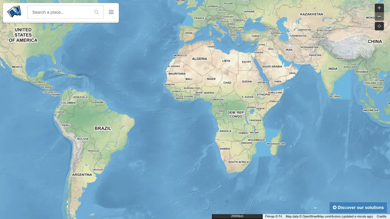 Screenshot of F4map