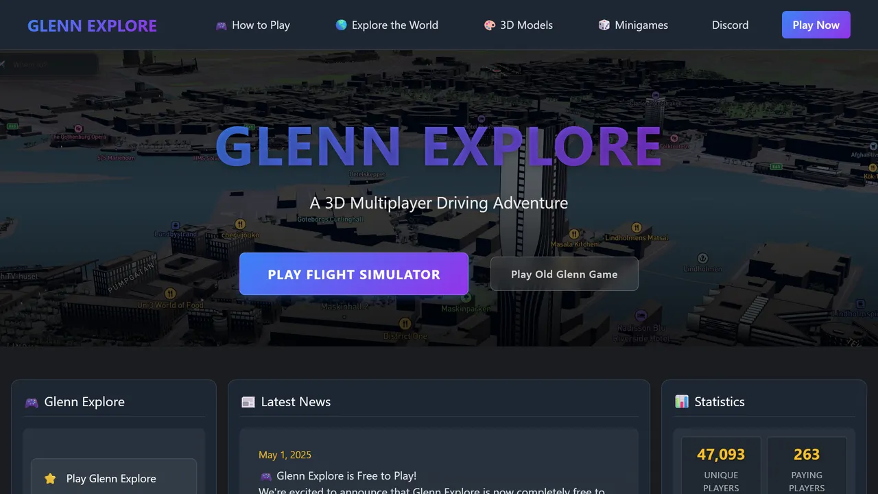 Screenshot of Glenn