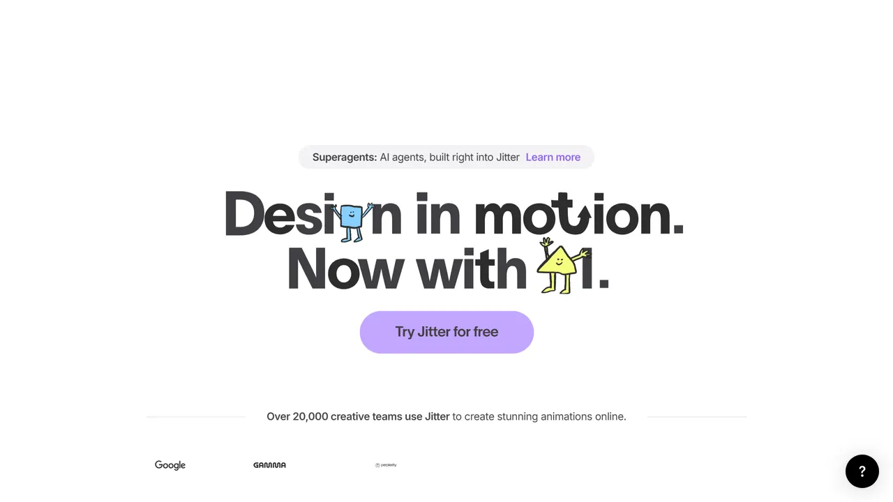 Screenshot of Jitter
