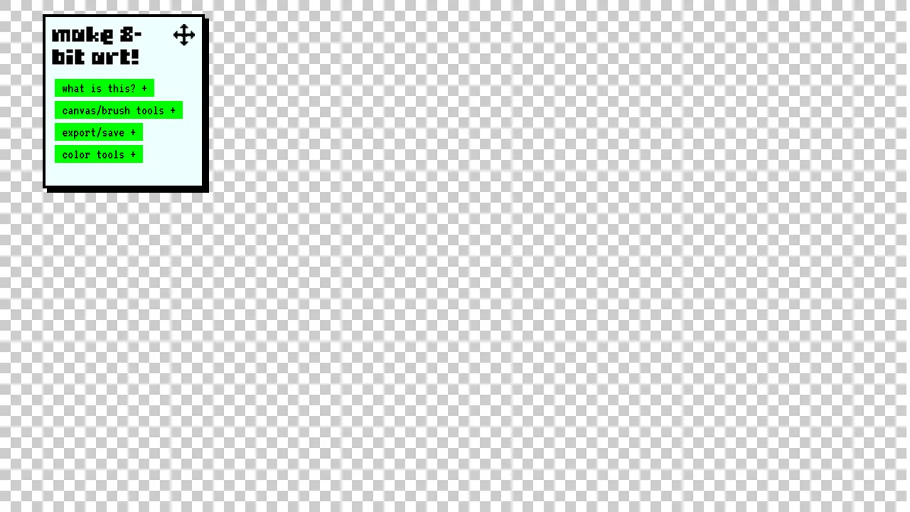Screenshot of make 8-bit art!
