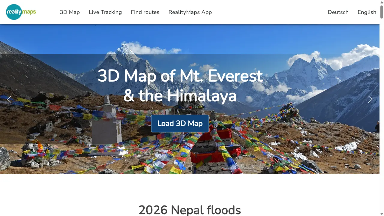 Screenshot of Mount Everest 3D