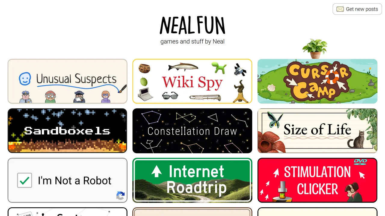 Screenshot of neal.fun