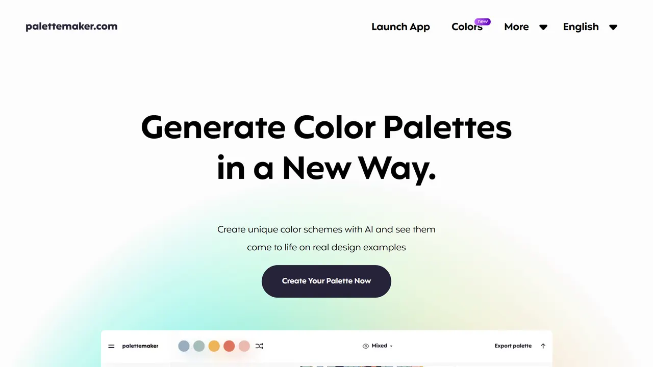 Screenshot of Palette Maker