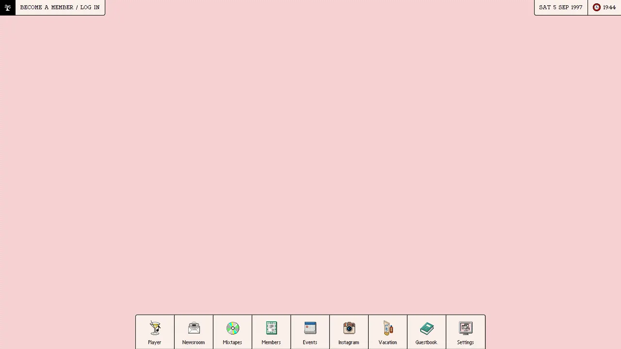 Screenshot of Poolsuite FM