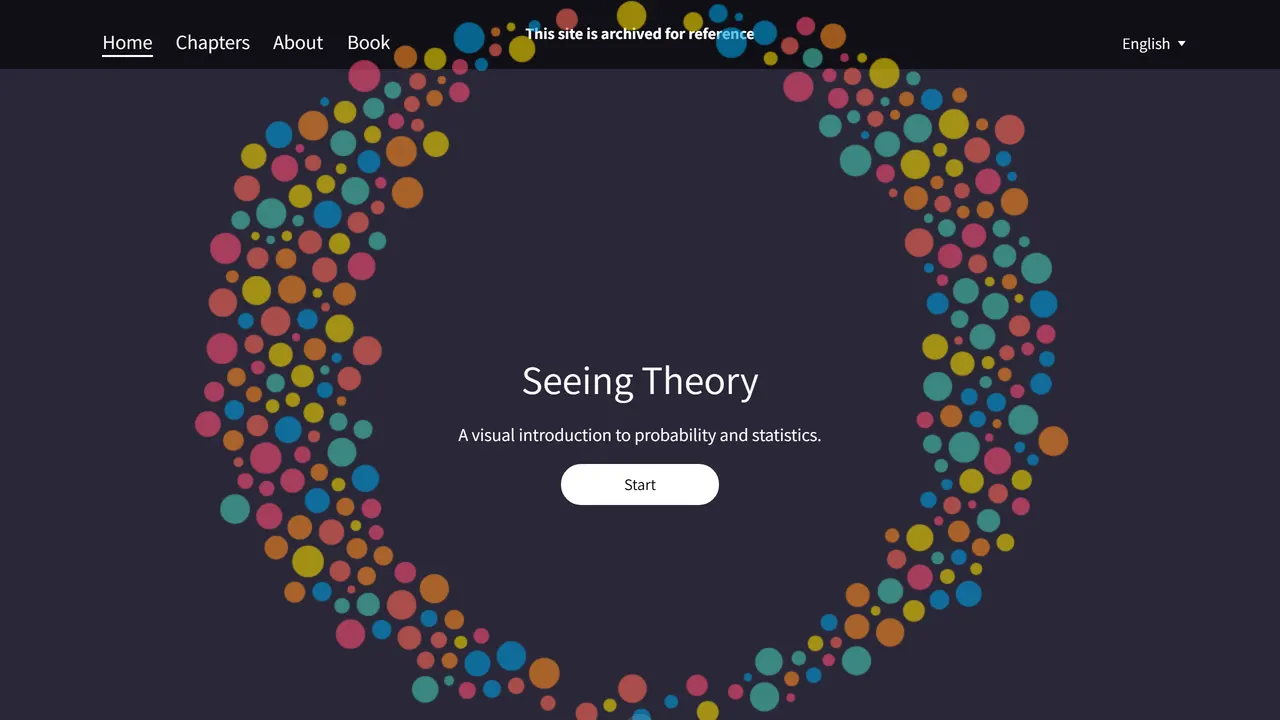 Screenshot of Seeing Theory
