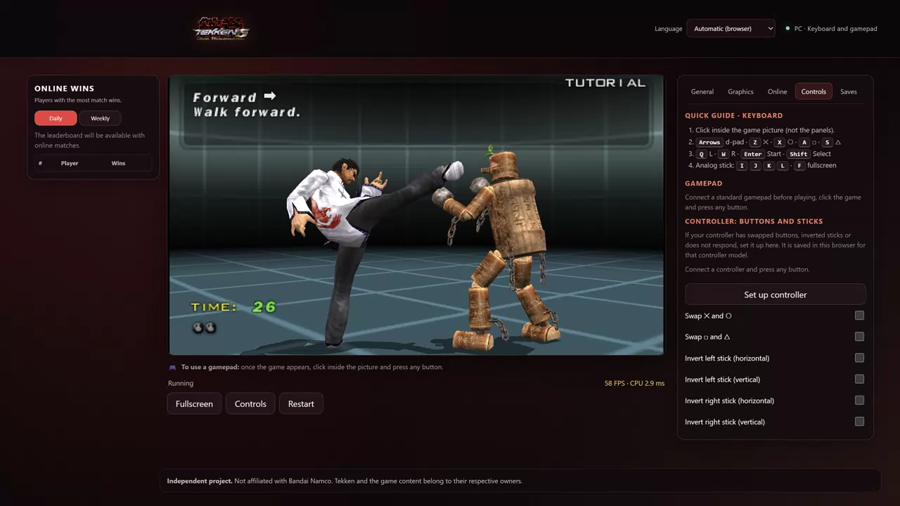 Screenshot of Tekken: Dark Resurrection