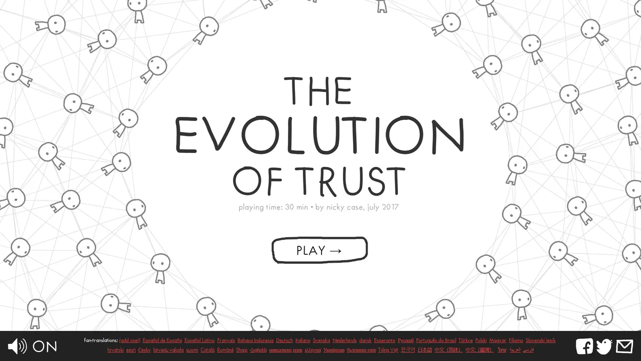 Screenshot of The Evolution of Trust