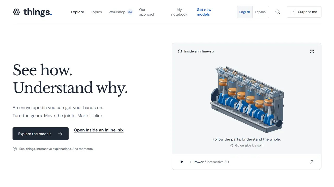Screenshot of Things Workshop