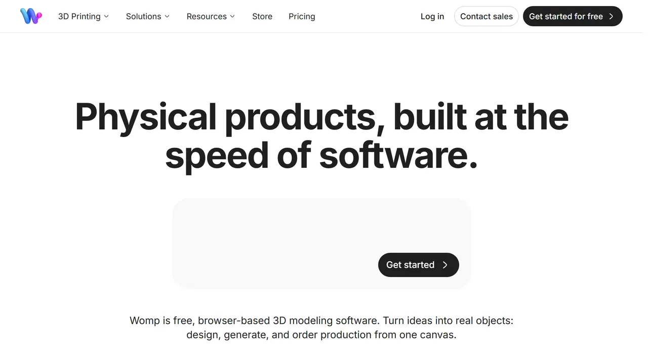 Screenshot of Womp