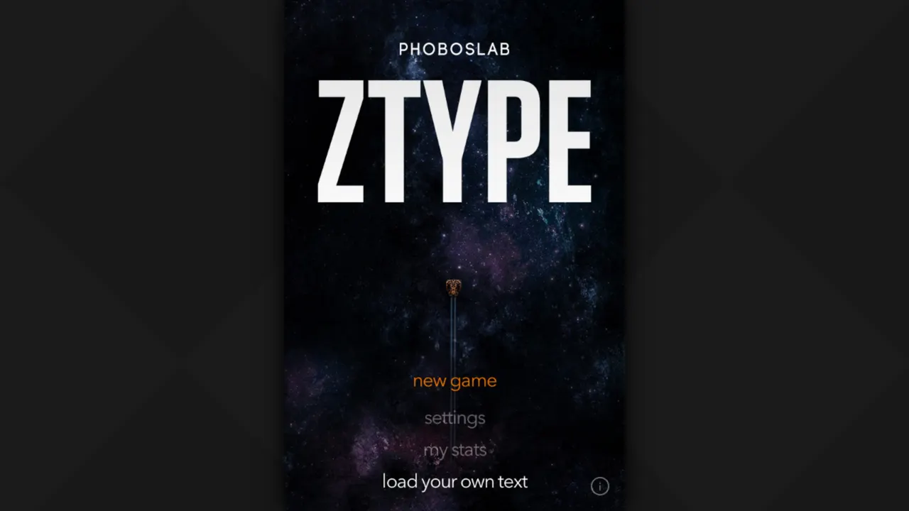 Screenshot of ZType